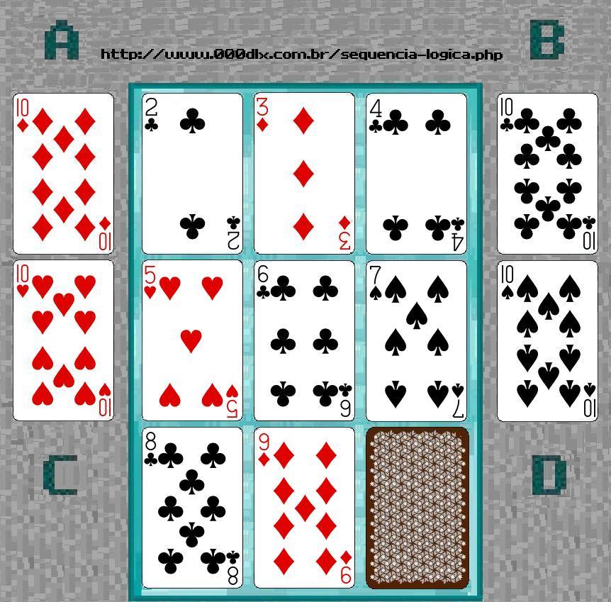 Sequência lógica/Teste de QI de cartas 15