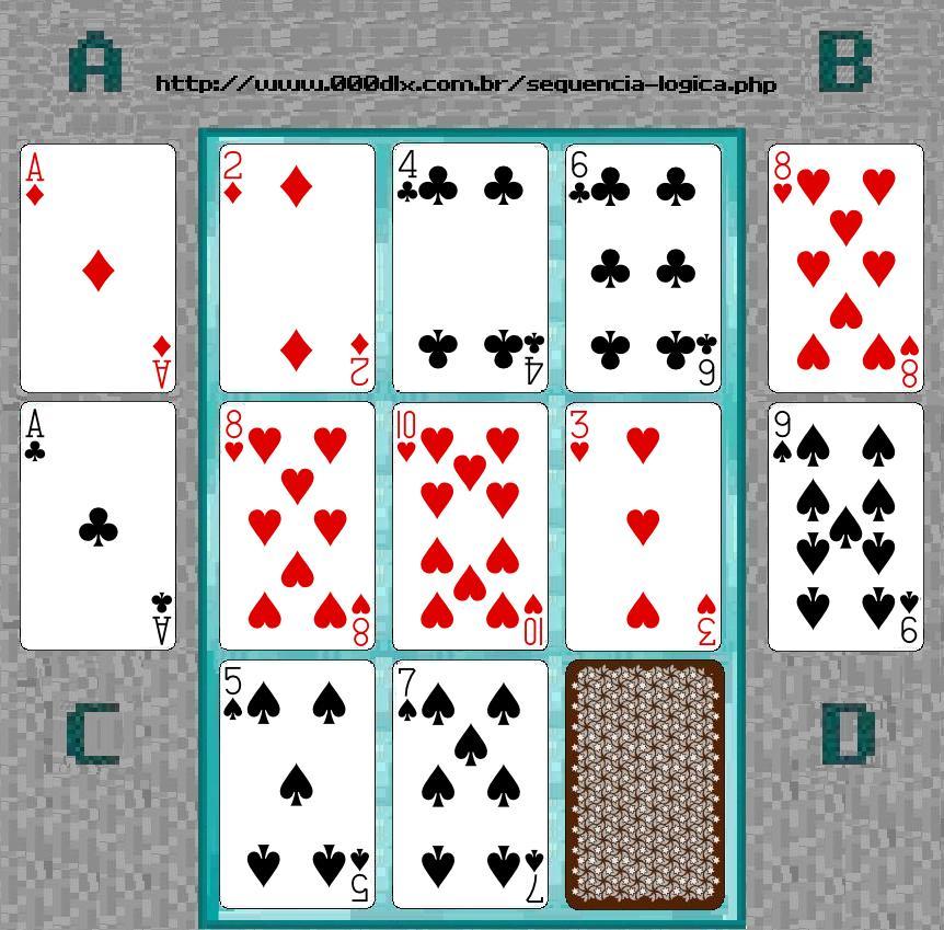 Sequência lógica/Teste de QI de cartas 16