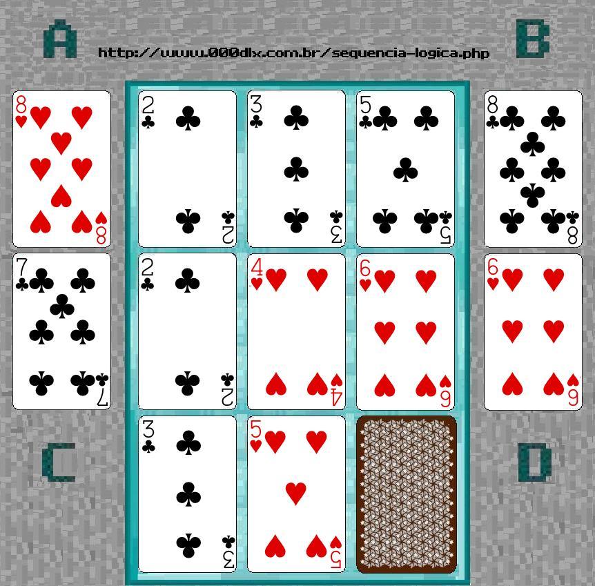 Sequência lógica/Teste de QI de cartas 17