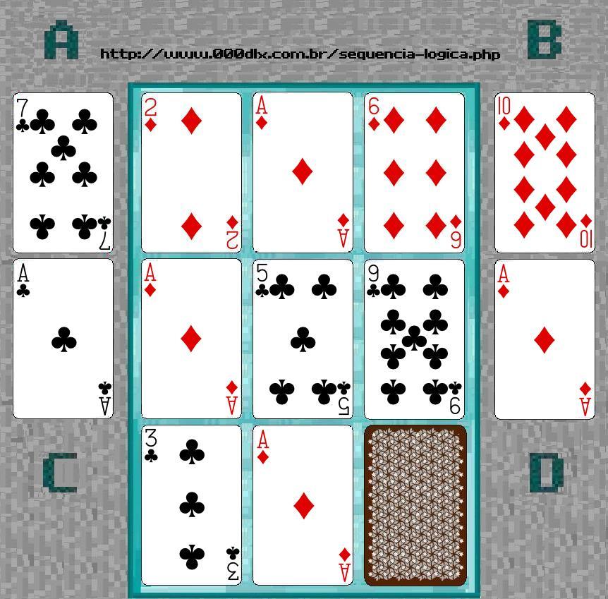 Sequência lógica/Teste de QI de cartas 19
