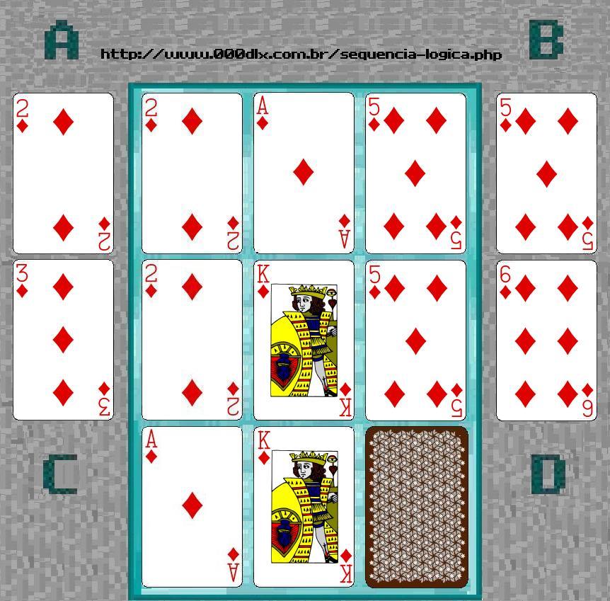 Sequência lógica/Teste de QI de cartas 20