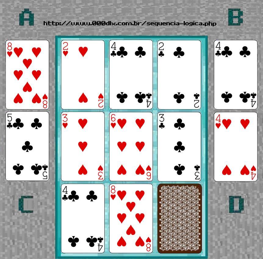 Sequência lógica/Teste de QI de cartas 23