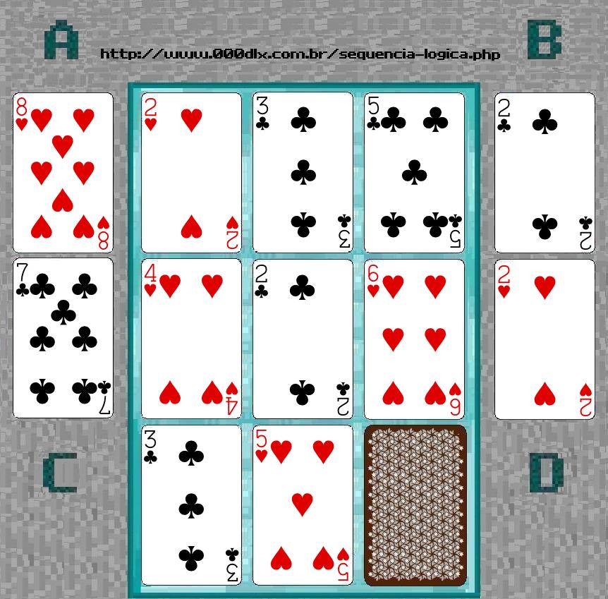 Sequência lógica/Teste de QI de cartas 25