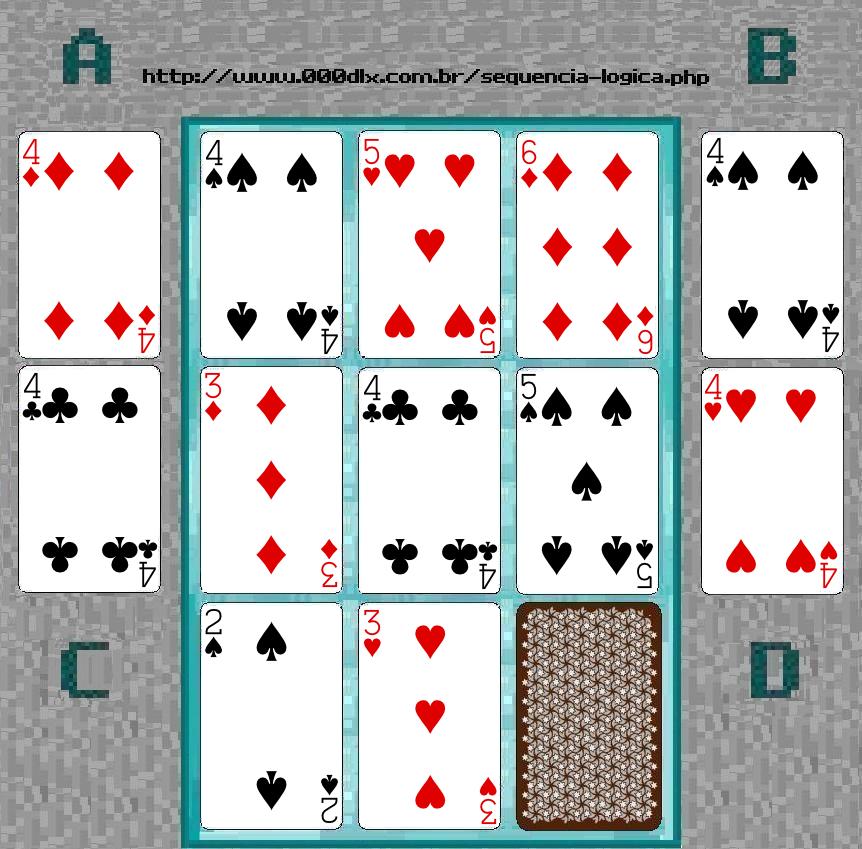 Sequência lógica/Teste de QI de cartas 35