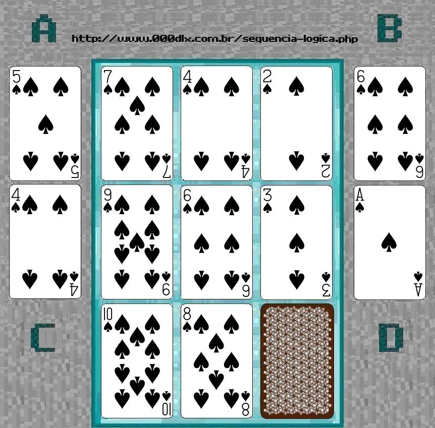 Sequência lógica/Teste de QI de cartas 38