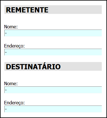 Endereçador Alternativo para Correios
