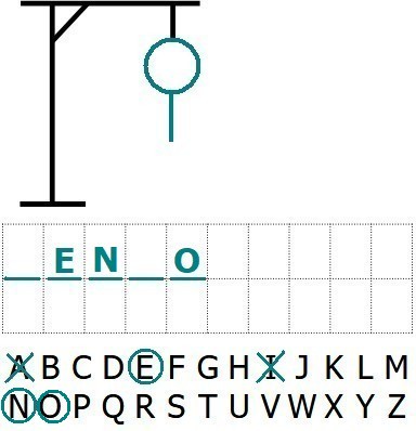 Jogo da Forca para Imprimir: Demonstra&ccedil;&atilde;o - Passo 06