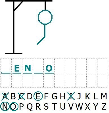 Jogo da Forca para Imprimir: Demonstra&ccedil;&atilde;o - Passo 07